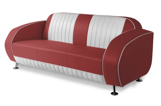 Bel Air SF02-CBG Retro Furniture Double Seater Sofa – High Back