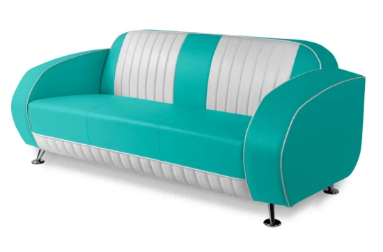 Bel Air SF02-CBG Retro Furniture Double Seater Sofa – High Back