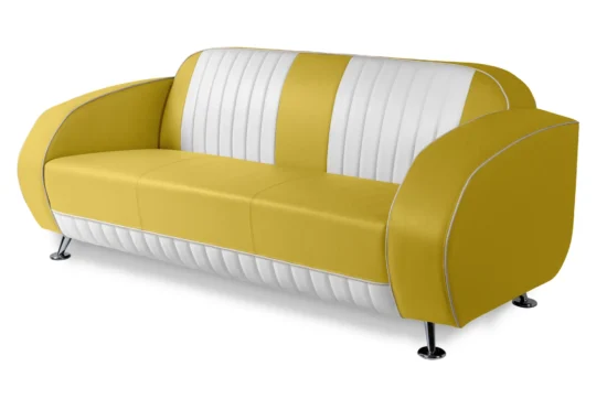 Bel Air SF02-CBG Retro Furniture Double Seater Sofa – High Back