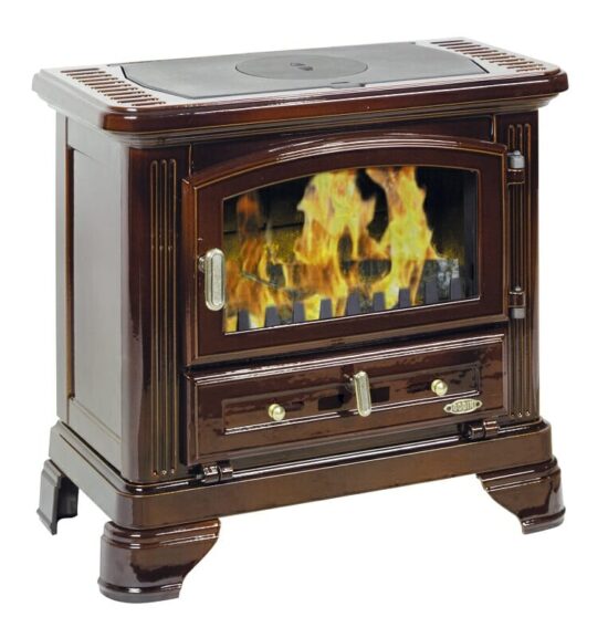 Godin 388117 Cube Cast Iron Wood Log Burner Stove 6.5 kw