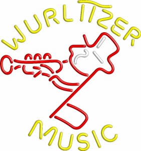 NEON SIGN - Wurlitzer Logo